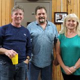 Clay School - (l. to r.) David Riggin, Tim Lozzi, Patti Wallentine Stirrett (who actually went to Sumner)